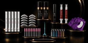 εικονα που δειχνει τι περιλαμβάνει το κιτ Brow lamination & lash Lift Online Σεμινάριο 1 (1)